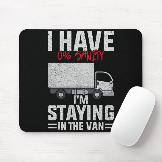 Tapis De Souris Funny I'm Staying In Tha Van Phasmophobia Man Wome (Avec souris)