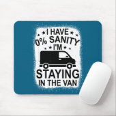 Tapis De Souris Funny I'm Staying In Tha Van Phasmophobia Women Ma (Avec souris)