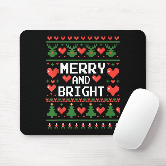 Tapis De Souris Funny I'm Trying To Feel Merry Xmas Bright Matchin (Avec souris)