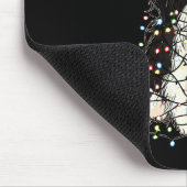 Tapis De Souris Funny Japanese Chin Christmas Graphics Dog Lights  (Coin)