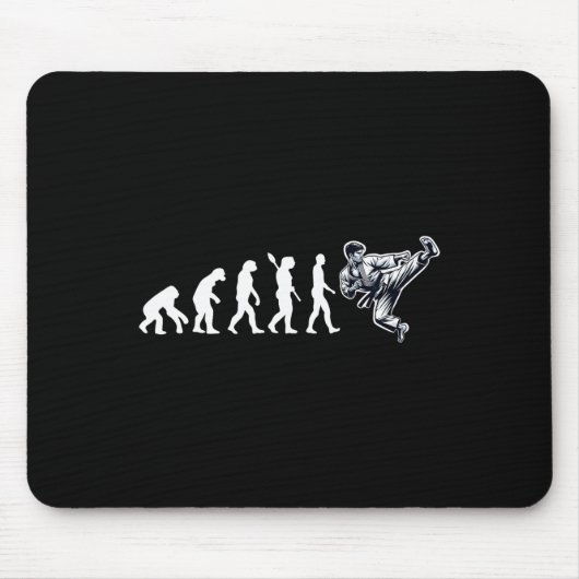 Tapis De Souris Funny Karate Evolution Martial Arts Lover Karate B (Devant)