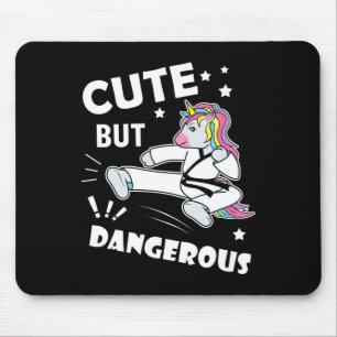 Tapis De Souris Funny Karate Girl Anniversaire Gift Shirt mignonne