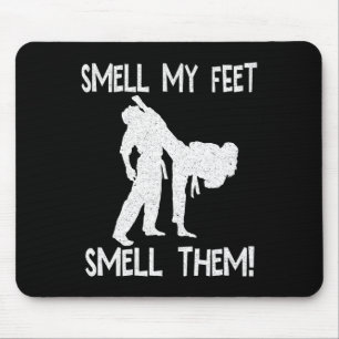Tapis De Souris Funny Karate Sent Mes Pieds Les Sentent Pour Les H