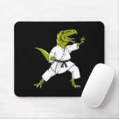 Tapis De Souris Funny Karatesaurus T-rex Dinosaur Karate Samurai D (Avec souris)