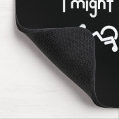 Tapis De Souris Funny Keep Staring I Might Do A Trick Wheelchair (Coin)