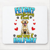 Tapis De Souris Funny Labrador Retriever Design For Dog Owner  (Devant)