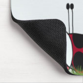 Tapis De Souris Funny Ladybug Dead Bug Yoga Pose (Coin)