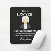 Tapis De Souris Funny lawyer quote personalized graduation  (Avec souris)