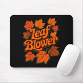 Tapis De Souris Funny Leaf Blower Fall Autumn Costume Matching Out (Avec souris)