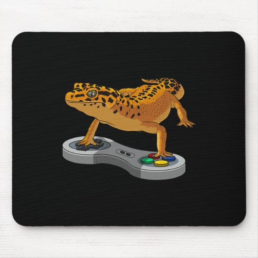Tapis De Souris Funny Leopard Gecko Beared Dragon Cool cadeau enfa (Devant)