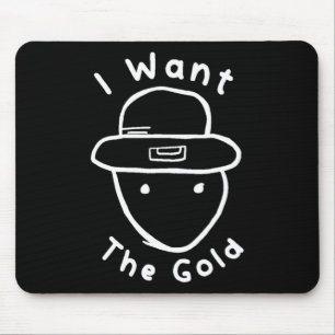 Tapis De Souris Funny Leprechaun Amateur Sketch St patrick de mème