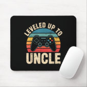 Tapis De Souris Funny Leveled Up To Uncle Video Gamers Gaming Cute (Avec souris)