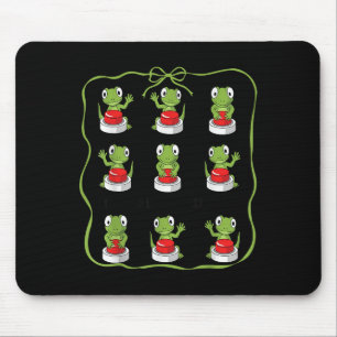 Tapis De Souris Funny Lizard Lizard Lizard Bouton animal Mème