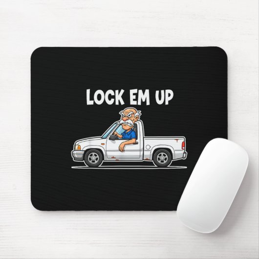 Tapis De Souris Funny Lock Em Up Private Property  (Avec souris)