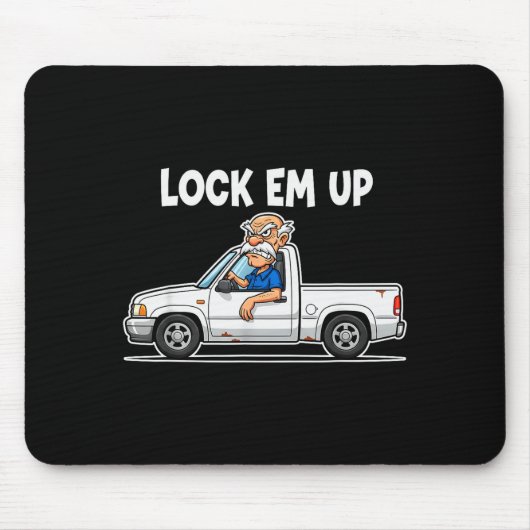 Tapis De Souris Funny Lock Em Up Private Property  (Devant)