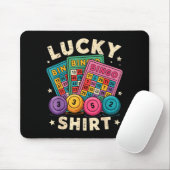 Tapis De Souris Funny Lucky Bingo Funny Gambling Bingo Player Men (Avec souris)