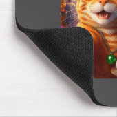 Tapis De Souris Funny Mardi Gras Cat Dachshund Selfie Squad (Coin)