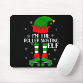 Tapis De Souris Funny Matching Group The Roller Skating Elf Christ (Avec souris)