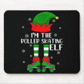 Tapis De Souris Funny Matching Group The Roller Skating Elf Christ (Devant)