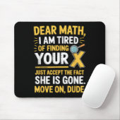 Tapis De Souris Funny Math Design For Boys Girls Math Teachers Men (Avec souris)