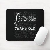 Tapis De Souris Funny Math Geek 50 Years Old 50th Birthday Integra (Avec souris)