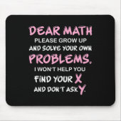 Tapis De Souris Funny Math Quote (Devant)