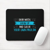 Tapis De Souris Funny Math Quote Back To School Girls Boys Teens  (Avec souris)