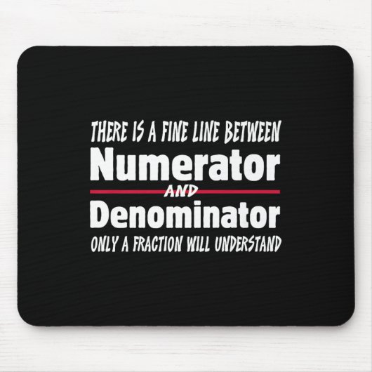 Tapis De Souris Funny Math Teacher Joke Men Women Fun Student Quot (Devant)