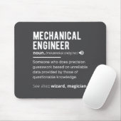 Tapis De Souris Funny Mechanical Engineer Definition Engineering  (Avec souris)