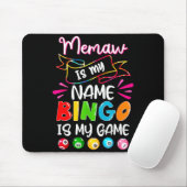 Tapis De Souris Funny Memaw Is My Name Bingo Is My Game, Bingo Lov (Avec souris)