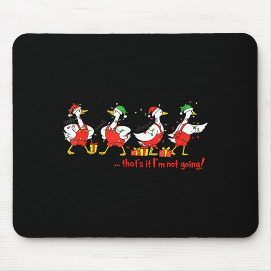 Tapis De Souris Funny Merry Duckmas Quackmas Pajama Duck Christmas (Devant)