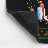 Tapis De Souris Funny Merry Glizzmas Hot Dogs Family Group Ugly Ch (Coin)