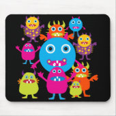 Tapis De Souris Funny Monster Bash Cute Creats Party (Devant)