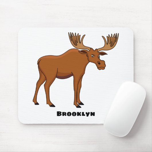 Tapis De Souris Funny moose (Avec souris)