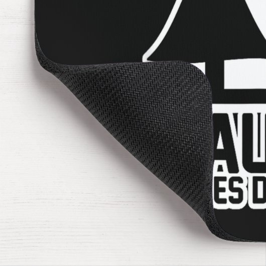 Tapis De Souris Funny Mountain Biking Warning - Caution Trees Do N (Coin)