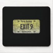 Tapis De Souris Funny Nj State Vanity License Plate Exit 9  (Devant)