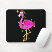 Tapis De Souris Funny Nk Flamingo In Santa Hat Christmas In July M (Avec souris)