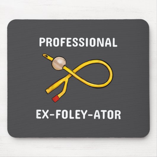 Tapis De Souris Funny Nurse Urology Crew T- Catheter Joke Student  (Devant)