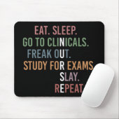 Tapis De Souris Funny Nursing School Student Future Nurse (Avec souris)