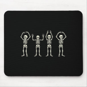 Tapis De Souris Funny O-h-i-o State Skeleton Ohio Hallowee Vintage