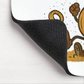 Tapis De Souris Funny Onion Rings Baseball Base Infield Glove Soft (Coin)