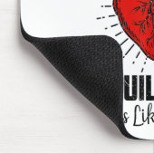 Tapis De Souris Funny Open Heart Chirurgie Récupération Survivant  (Coin)