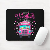 Tapis De Souris Funny Owls School Bus Driver Happy Valentines Day (Avec souris)