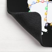 Tapis De Souris Funny Pekingese Dog Tree Christmas Lights Xmas Paj (Coin)