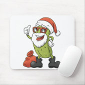 Tapis De Souris Funny Pickle Santa Claus (Avec souris)