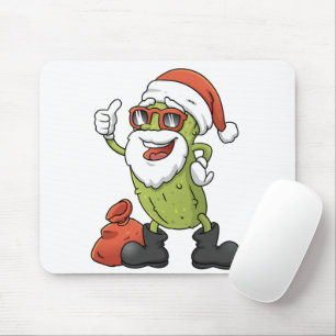 Tapis De Souris Funny Pickle Santa Claus