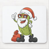 Tapis De Souris Funny Pickle Santa Claus (Devant)