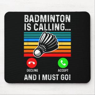 Tapis De Souris Funny Picklell Dminton Shuttle