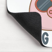 Tapis De Souris Funny Pig Pun (Coin)