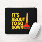 Tapis De Souris Funny Plumber Art Plumber Pefitters Plunger Humor  (Avec souris)